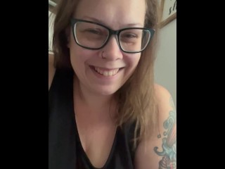 BBW Stepmom MILF morning pee your POV