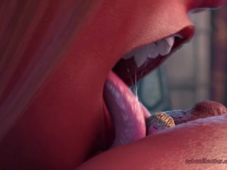 Devil's Cookie - Ending I (Giantess, Oral Vore, Feet)