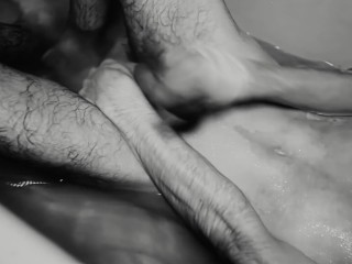 Haven't shaved hairy dick for six months