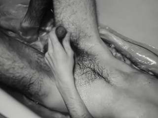 Haven't shaved hairy dick for six months