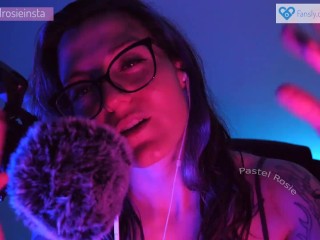 SFW ASMR Brain Massage and Whisper Rambles - PASTEL ROSIE Amateur Nerdy Egirl - Sexy Fansly Model