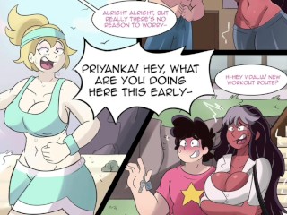 Adult steven's universe fucks with a milf