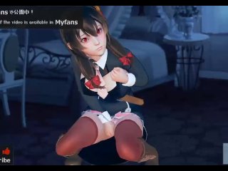 Hentai anime Konosuba Yunyun mustervation