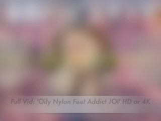 Oily Nylon Feet Addict JOI FREE TEASER Sofie Skye