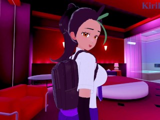 Nemona (Nemo) and I have intense sex at a love hotel. - Pokémon POV Hentai