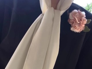 【素人】入学式帰りのママが公園で野外プレイ個人撮影  plays outdoors in black pantyhose after a celebration event