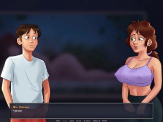 Summertime saga #53 - Double penetration with the housewife - Gameplay