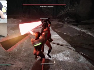 GUERRA DE LAS GALAXIAS LA ORDEN CAIDA DE LOS JEDI EDICIÓN DESNUDA CÁMARA POLLA GAMEPLAY #14