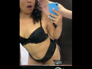 My stepcousin seduces me in the bathroom & I fuck her doggy style.