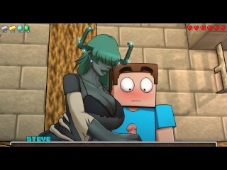 Minecraft Horny Craft - Part 42 Foot And Handjob! By LoveSkySanHentai