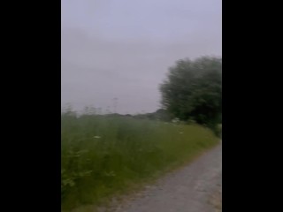 Left clothes in car for a naked barefoot walk and was seen by cars