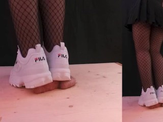 Fila Disruptor Shoejob, Cock Trample and Stomp with TamyStarly