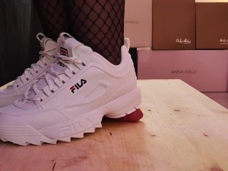 Fila Disruptor Shoejob, Cock Trample and Stomp with TamyStarly