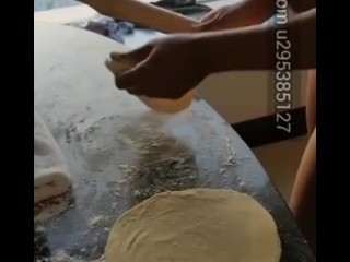 Ebony fruits 🍓🍑 chapati roti