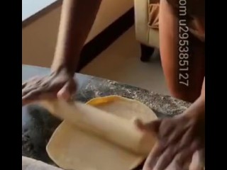 Ebony fruits 🍓🍑 chapati roti