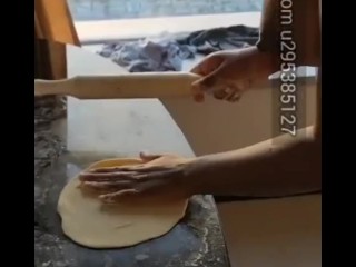 Ebony fruits 🍓🍑 chapati roti