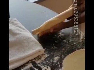 Ebony fruits 🍓🍑 chapati roti