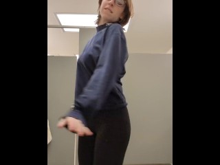 public bathroom strip before psychiatrist appointment