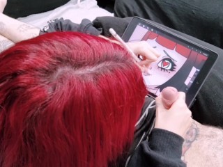 POV Mamando a Apple pênis e levando gozada na boca