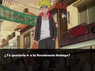 BORUTO FOLLANDOSE A TEMARI EN LA RESIDENCIA DEL HOKAGE-NARUTO FAMILY VACATION - CAP 16