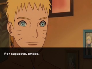 BORUTO FOLLANDOSE A TEMARI EN LA RESIDENCIA DEL HOKAGE-NARUTO FAMILY VACATION - CAP 16