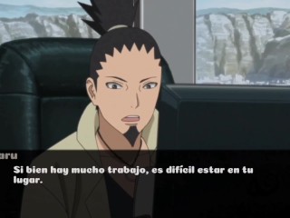 BORUTO FOLLANDOSE A TEMARI EN LA RESIDENCIA DEL HOKAGE-NARUTO FAMILY VACATION - CAP 16