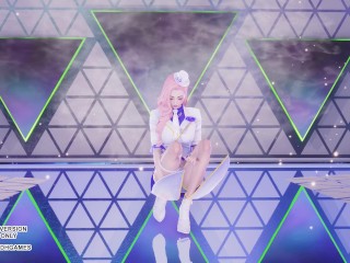 [MMD] LEE SUHYUN - ALIEN Seraphine Sexy Kpop Dance League Of Legends Uncensored Hentai 4K