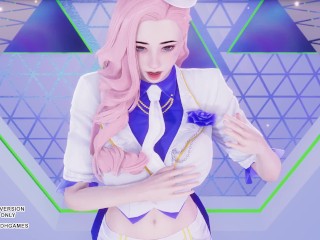 [MMD] LEE SUHYUN - ALIEN Seraphine Sexy Kpop Dance League Of Legends Uncensored Hentai 4K