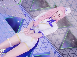 [MMD] LEE SUHYUN - ALIEN Seraphine Sexy Kpop Dance League Of Legends Uncensored Hentai 4K