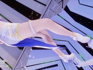 [MMD] LEE SUHYUN - ALIEN Seraphine Sexy Kpop Dance League Of Legends Uncensored Hentai 4K