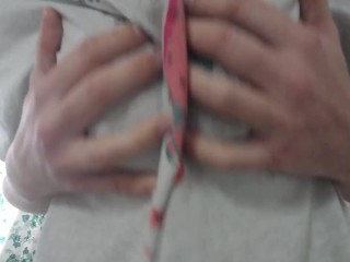 Amateur babe pink nipples. Lotion breast