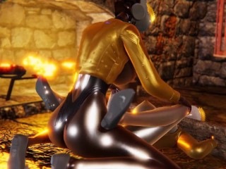 Atomic Heart Futa X Futa BDSM Multiple Cumshots, Creampie - 3D Cartoon Hentai