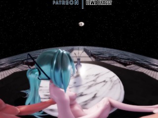 Vocaloid - Hatsune Miku Getting Fucked [VR 4K UNCENSORED HENTAI MMD]