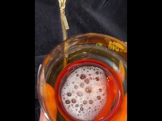 A blondie teen is sick and she's coughing, hocking and spitting loogies and phlegm