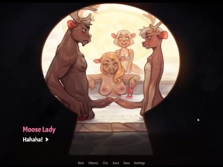 My Pig Princess [ HENTAI Game ] Ep.9 their ERECT COCKS TOUCHED in the public bath !