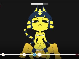 ANKHA rides me!! Yummy!!