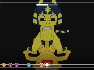 ANKHA rides me!! Yummy!!