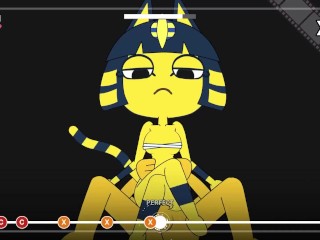 ANKHA rides me!! Yummy!!