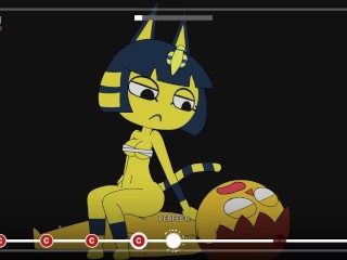 ANKHA rides me!! Yummy!!