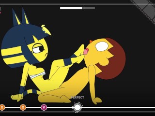 ANKHA rides me!! Yummy!!