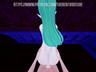 EROTIC TIME WITH RIVERIA 🥰 DANMACHI HENTAI