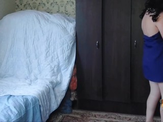 Long Man T-Shirt As Short Sexy Party Dress on Me. I Am A Crossdresser and Amateur Model Femboy