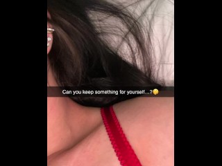 18 year old girlfriend gets cheating on her boyfriend on snapchat with her neighbor cuckold Sexting