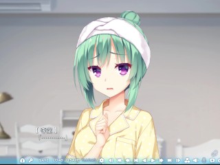 【#42 43-5 天使☆騒々 RE-BOOT！実況】パジャマ姿のオリエに手コキしてもらい射精して・・・(オリエHシーン)ゆずソフトエロゲー Hentai game Tenshi☆Souzou