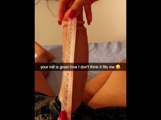 Hot lawyer cheats on her boyfriend on snapchat with his new friend