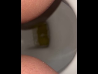 Pissing in toilet, big pee stream, loud pissing noises, watch me piss, omorashi, young pissing