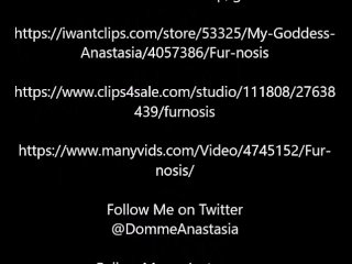 Goddess Anastasia's Fur-nosis Promo