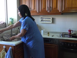 سكس في مستشفى من الطين مع الممرضة Pregnant Arab Wife Fast Creampie In Kitchen