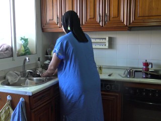سكس في مستشفى من الطين مع الممرضة Pregnant Arab Wife Fast Creampie In Kitchen
