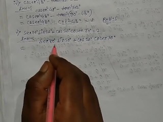 Trigonometric Ratios of Complementary Angle Math Slove by Bikash Edu Care Episode 1